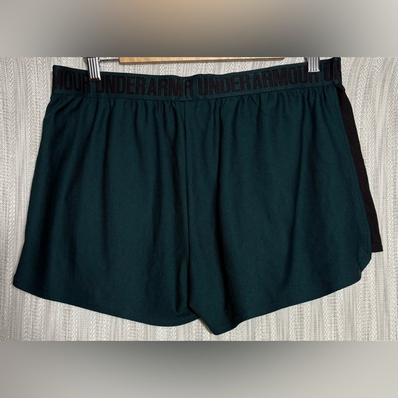 Under Armour dark teal and black Athletic Shorts XL - Picture 2 of 3